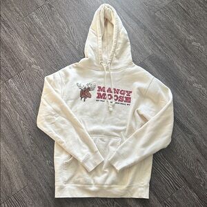 Cream Mangy Moose Hoodie